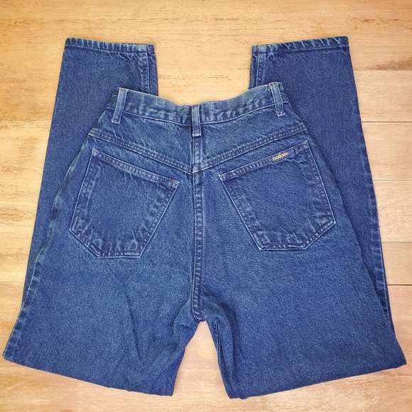 Vintage | Bonjour High Waist Zig Zag Jeans 1/2 - Picture 7 of 8